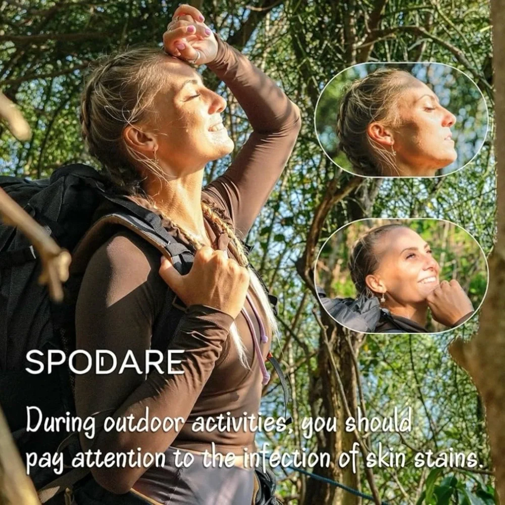 SPODARE Face Mask Cleansing Hydrogel 5 Pack Post-Exersice Cleaning & Oil Control